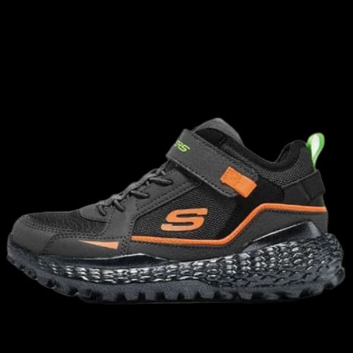 (GS) Skechers Monster 'Grey Black Orange'