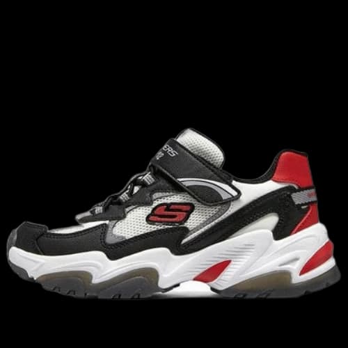 (GS) Skechers Stamina V2 'Black White Red'