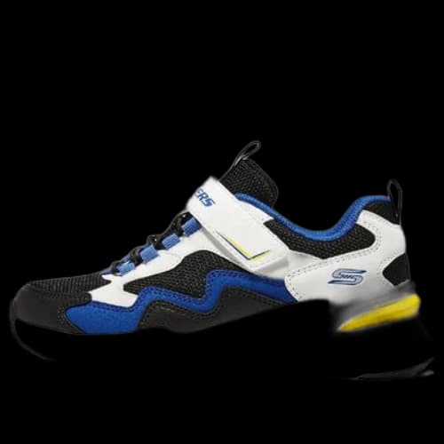 (GS) Skechers Comfortable Sport Sneakers 'Black White Blue'