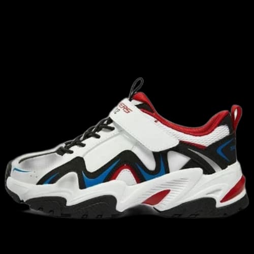 (GS) Skechers Stamina V2 'White Black Red'