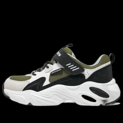 (GS) Skechers Stamina Airy 'Black Olive Green'