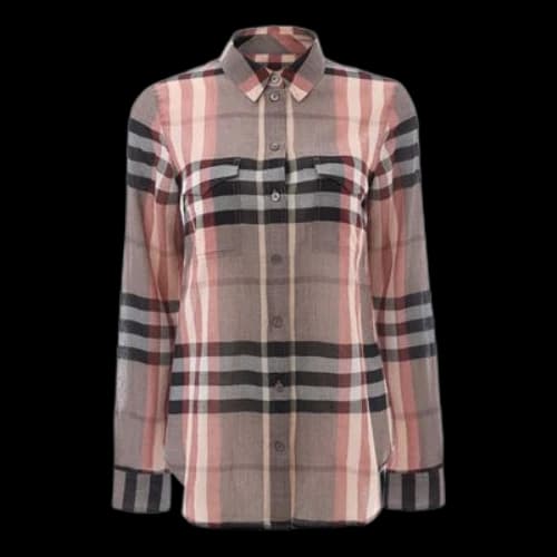 Burberry Long Sleeved Shirt Grey/Pink