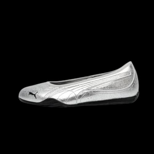 PUMA Catch Soleil Ballerina Metallic 'Silver Black' (Women's)