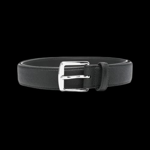 Polo Ralph Lauren Saffiano Leather Belt 'Black'