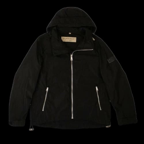Burberry Packaway Hooded Jacket 'Black'