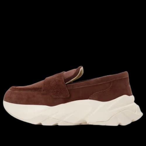 PUMA Suede Loafers 'Chestnut Brown Warm White' (Women's)