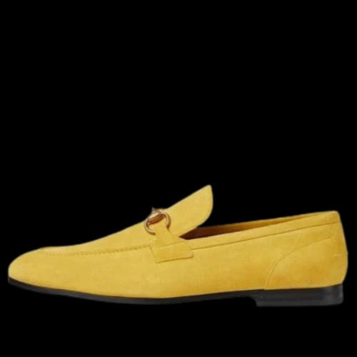 Gucci Jordaan Loafer 'Bright Yellow Suede Blake'