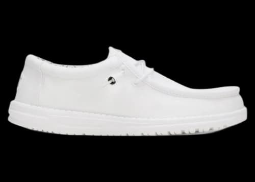 Hey Dude Wally Stretch Canvas White