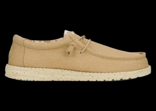 Hey Dude Wally Stretch Canvas Tan
