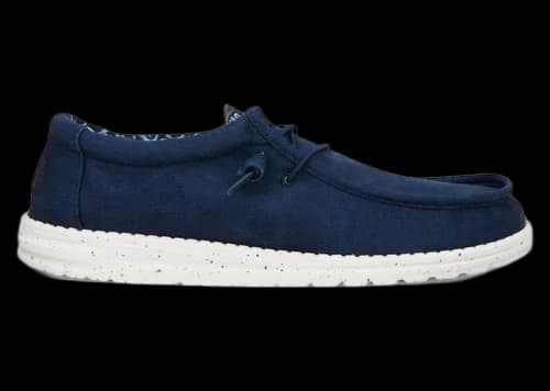 Hey Dude Wally Stretch Canvas Navy