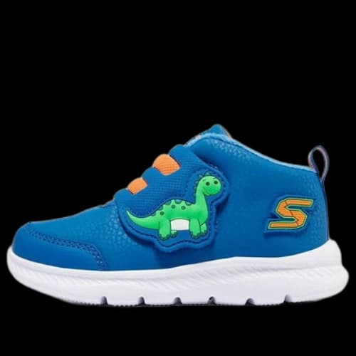 (GS) Skechers Dinosaur Comfy Shoes 'Blue Orange'
