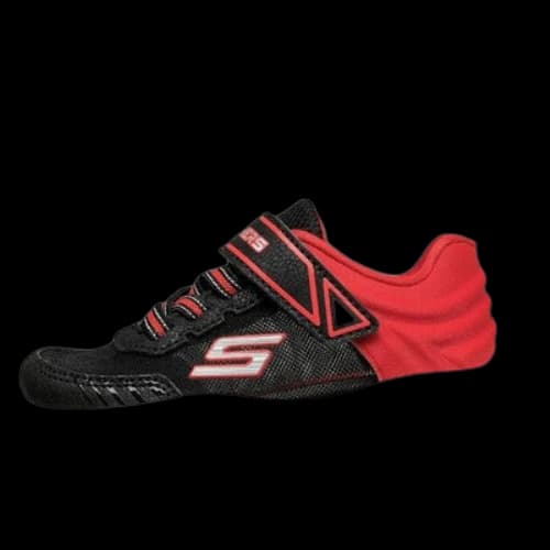 (GS) Skechers Comfy Flex 2.0 Shoes 'Black Red'