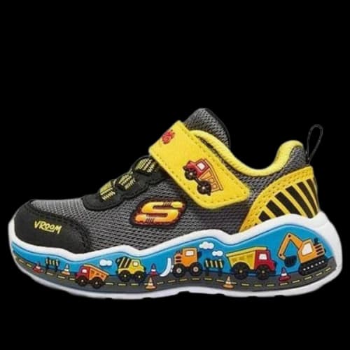 (GS) Skechers Play Scene 'Grey Yellow'