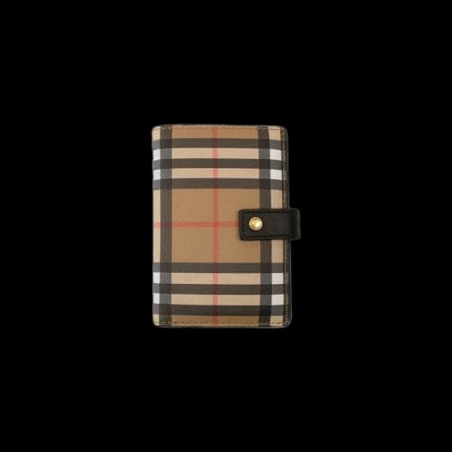 Burberry Vintage Check Wallet 'Black/Tan'