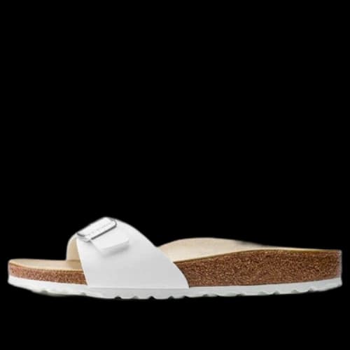 Birkenstock Madrid Birko-Flor Narrow Fit Sandals 'White'
