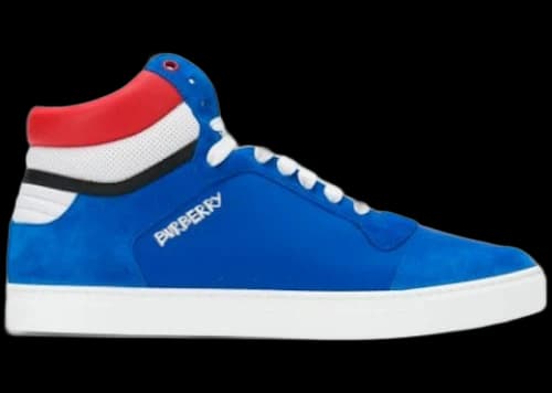 Burberry Reeth Blue Suede