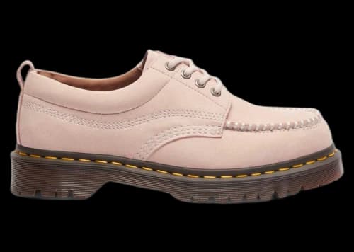 Dr. Martens Lowell Buttersoft Leather Moc Toe Shoes Powder Pink