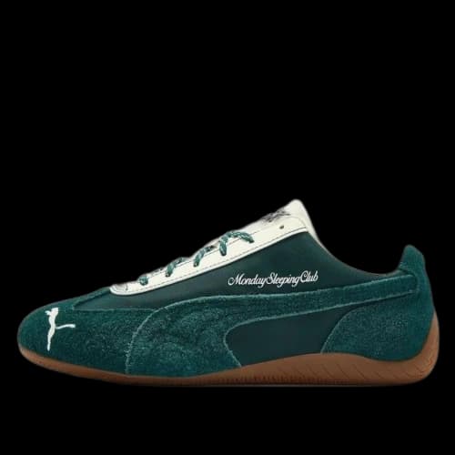 PUMA x Monday Sleeping Club Speedcat 'Green Terrain Warm White'
