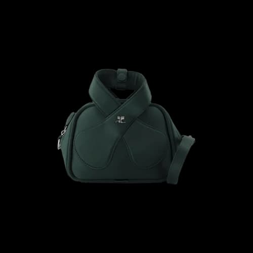 Courrèges Loop Baguette Bag 'Satin Green'