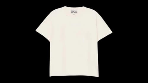 Bad Bunny x Zara Washed Reversible Effect T-shirt Butter