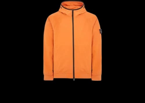 Stone Island 40927 Light Soft Shell-R E.Dye Technology In Recycled Polyester Jacket Sienna Brown