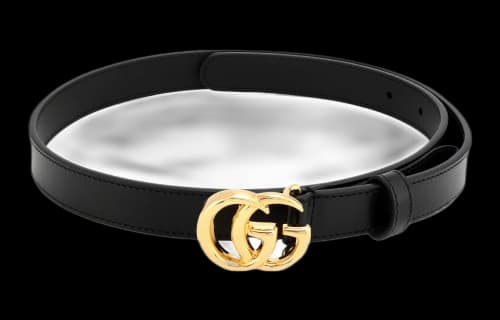 Gucci Plutone Calf Belt 'Black'