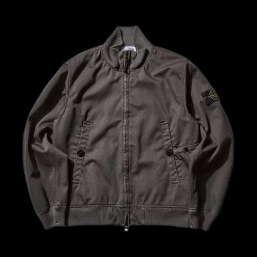 Stone Island Compass Patch Bomber Jacket 'Charcoal'