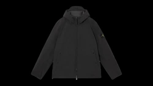 Stone Island Soft Shell-R E.Dye Technology Primaloft 4100086 Jacket Black