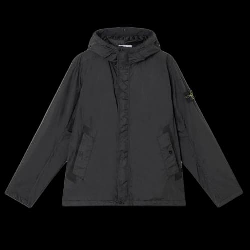 Stone Island Light Recycled Nylon Hooded Jacket 'Black'