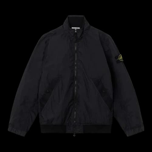 Stone Island Crinkle Reps NY Light Jacket 'Black'