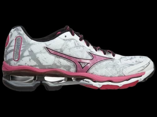 Mizuno Wave Creation 16 Running Shoe White Fuchsia Purple (Women's)