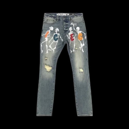 Icecream The Dead Don't Dance Jean 'Medium Blue Wash'