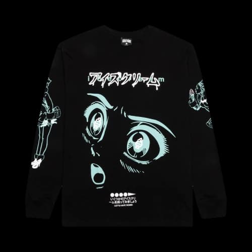 Icecream Shocked Long-Sleeve Knit 'Black'