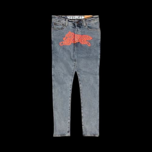 Icecream Neon Cherry Jean 'Light Wash'