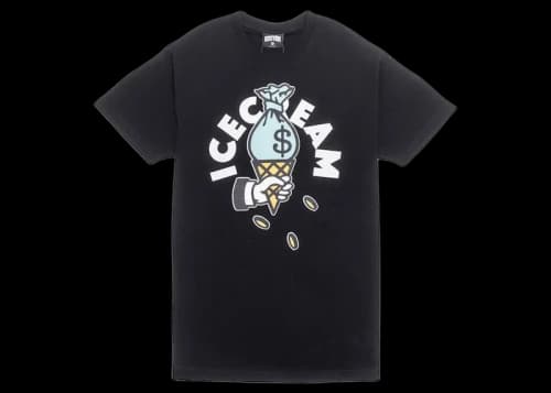 Icecream Ice Cream Cash Rules Tee Black