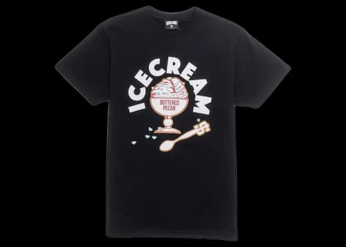 Icecream Ice Cream Butter Becan Tee Black