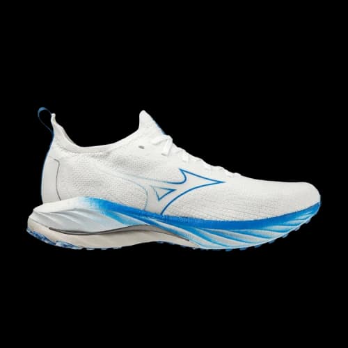 Mizuno Wave Neo Wind 'Undyed White Peace Blue'