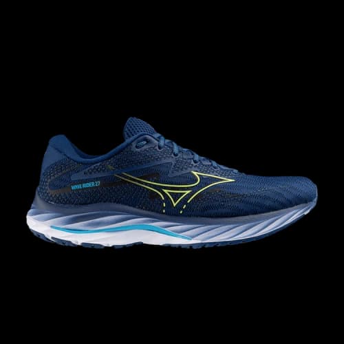 Mizuno Wave Rider 27 'Navy Peony Sharp Green'
