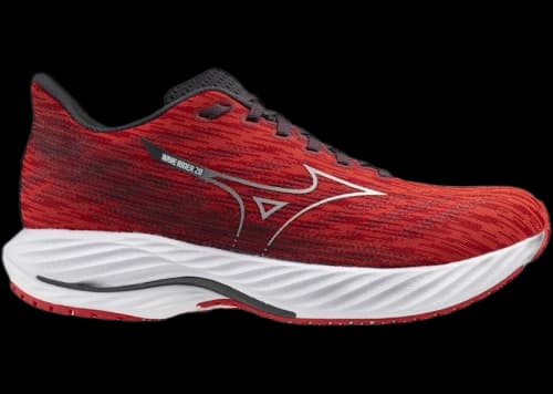 Mizuno Wave Rider 28 High Risk Red White