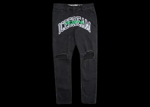 Icecream Ice Cream Leap Jeans Black