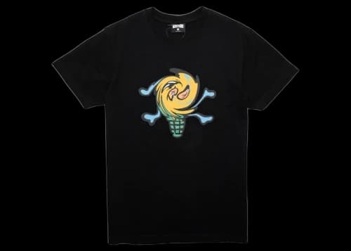 Icecream Ice Cream Soft Serve Tee Black