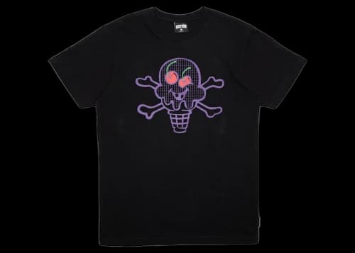 Icecream Ice Cream Polka Tee Black
