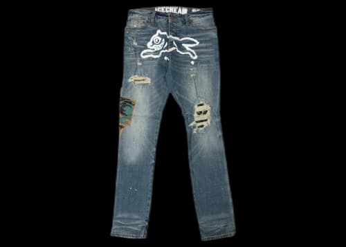 Icecream Ice Cream Yoshi Jeans Blue Denim