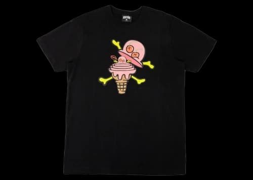 Icecream Ice Cream Nesting Tee Black