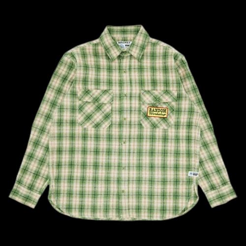 Market Patch Flannel Shirts 'Green'