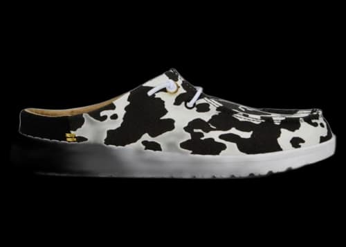 Hey Dude Wendy Slip Classic Cow Print (Women's)