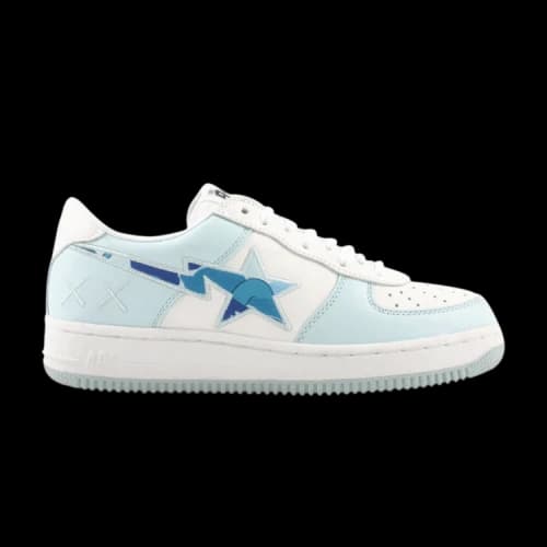 Kaws x Bapesta FS-001 Low 'Light Blue Camo'