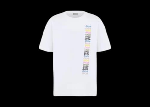 Dior Printed Logo T-shirt White