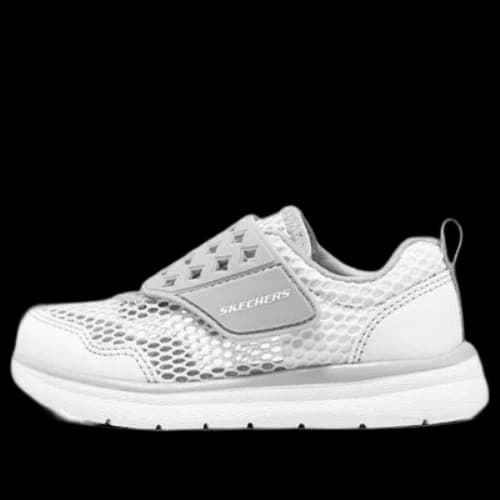 (GS) Skechers Sport Casual Shoes 'White Grey'