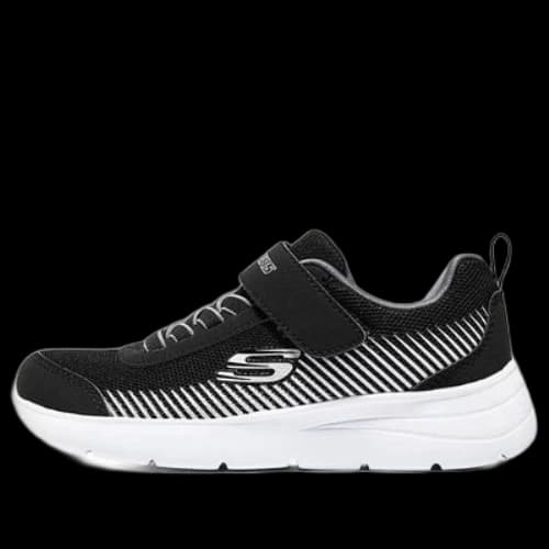 (GS) Skechers Microspec Gorza Shoes 'Black White'